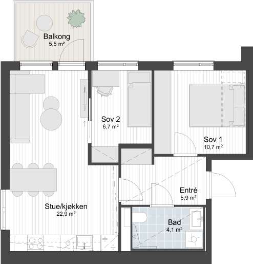 Plantegning 1